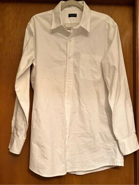 Proper Cloth White Button-down 100% Cotton Custom Size 17” neck 24” chest